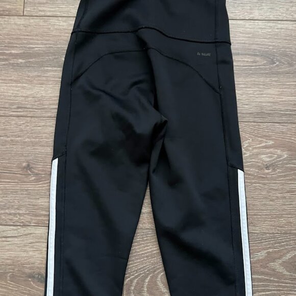 ADIDAS Black Climalite High Rise 3 Stripe Leggings Size XS - Picture 6 of 7